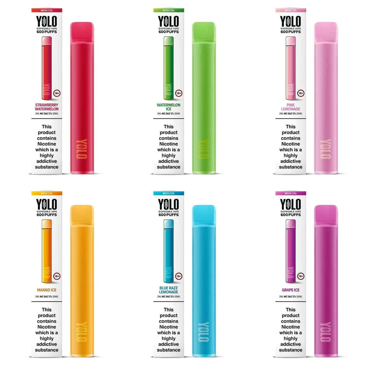 YOLO BAR DISPOSABLE VAPE 20mg